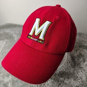 MARYLAND TERRAPINS Hat Strapback Adjustable Red Dad Cap BIG TEN NCAA College